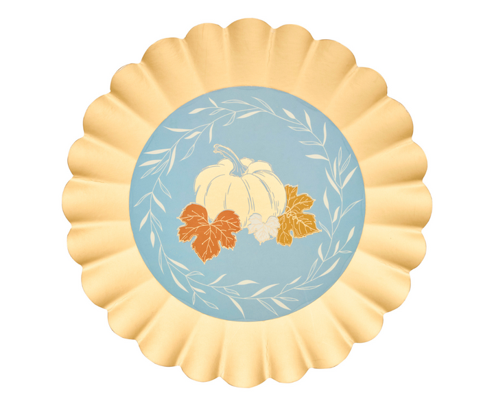Gilded Harvest Dinner Plates/8pk