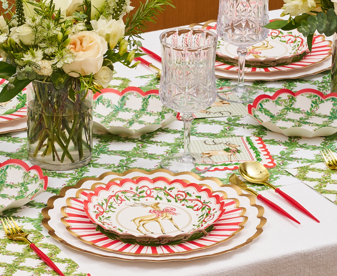 Holly Berry Salad Plates/8pk