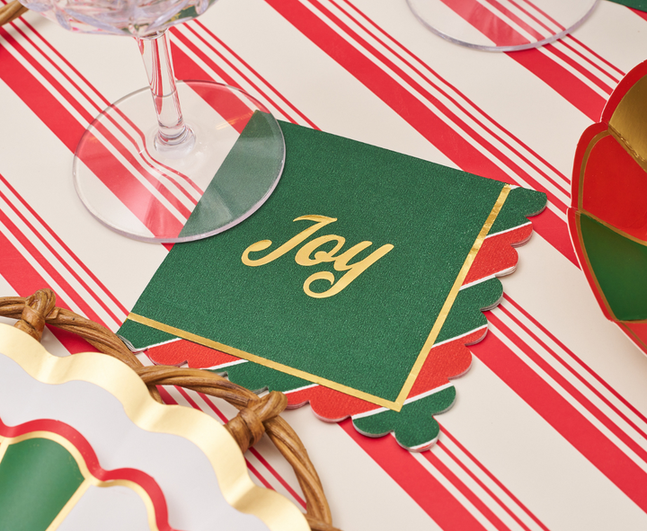 Joyful Christmas Cocktail Napkins/26pk