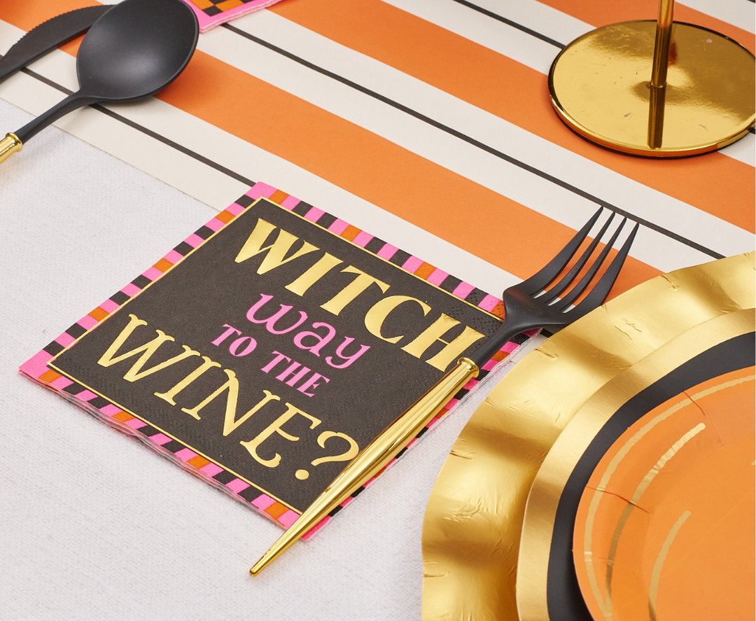 Boo Bold Cocktail Napkins B/26pk