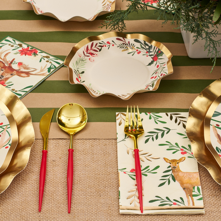 Christmas Forest Table Setting