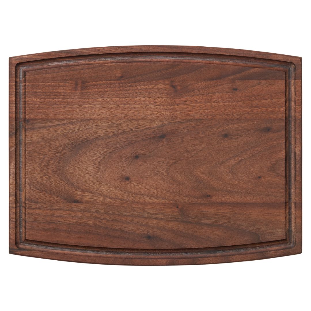 Arched Artisan Walnut Board | Blank No Engraving | 12 x 9"