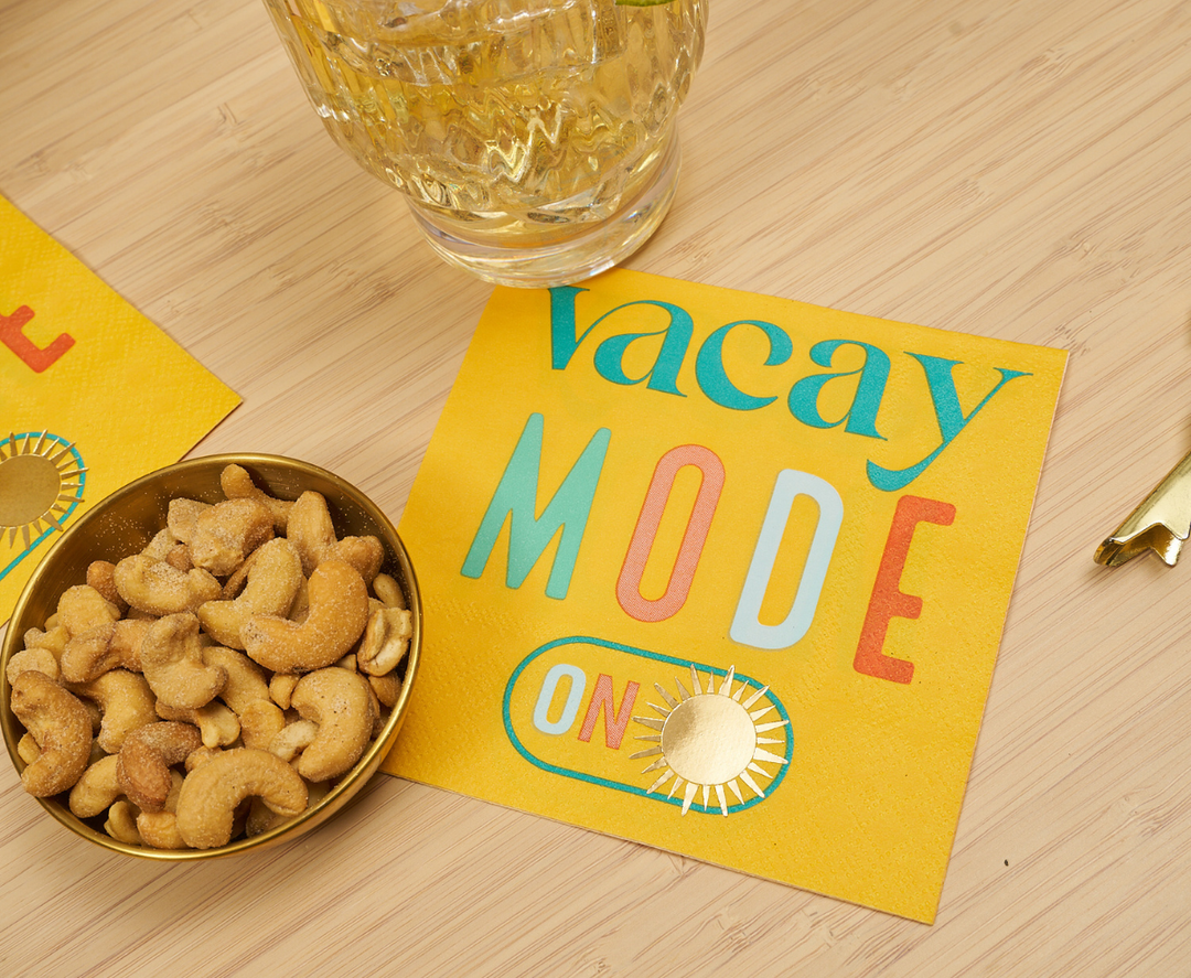 Vacay mode On Cocktail Napkins /26pk