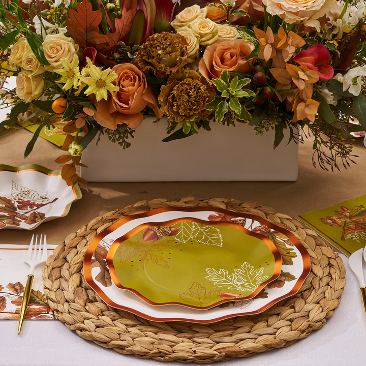 Acorn and Oak Table Setting