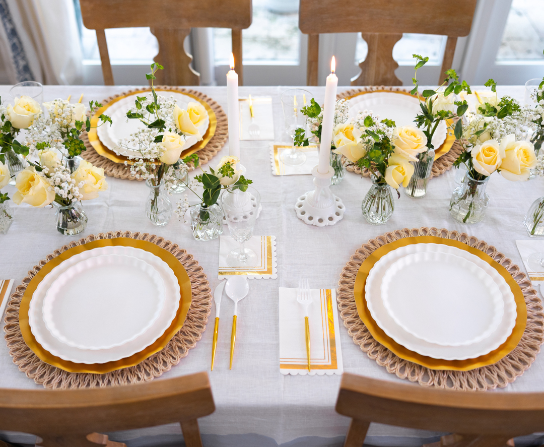 Simply Eco Dinner Plate- White/8pkg