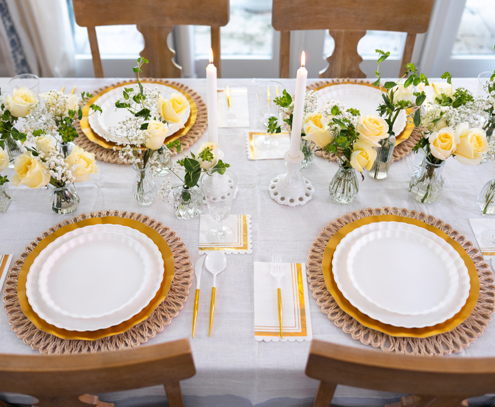 Simply Eco Dinner Plate- White/8pkg
