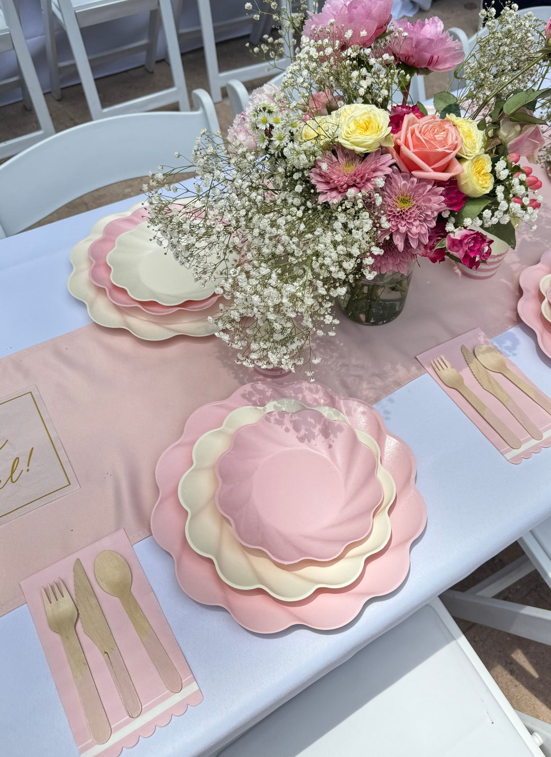 Simply Eco Salad Plate- Blush/8pkg