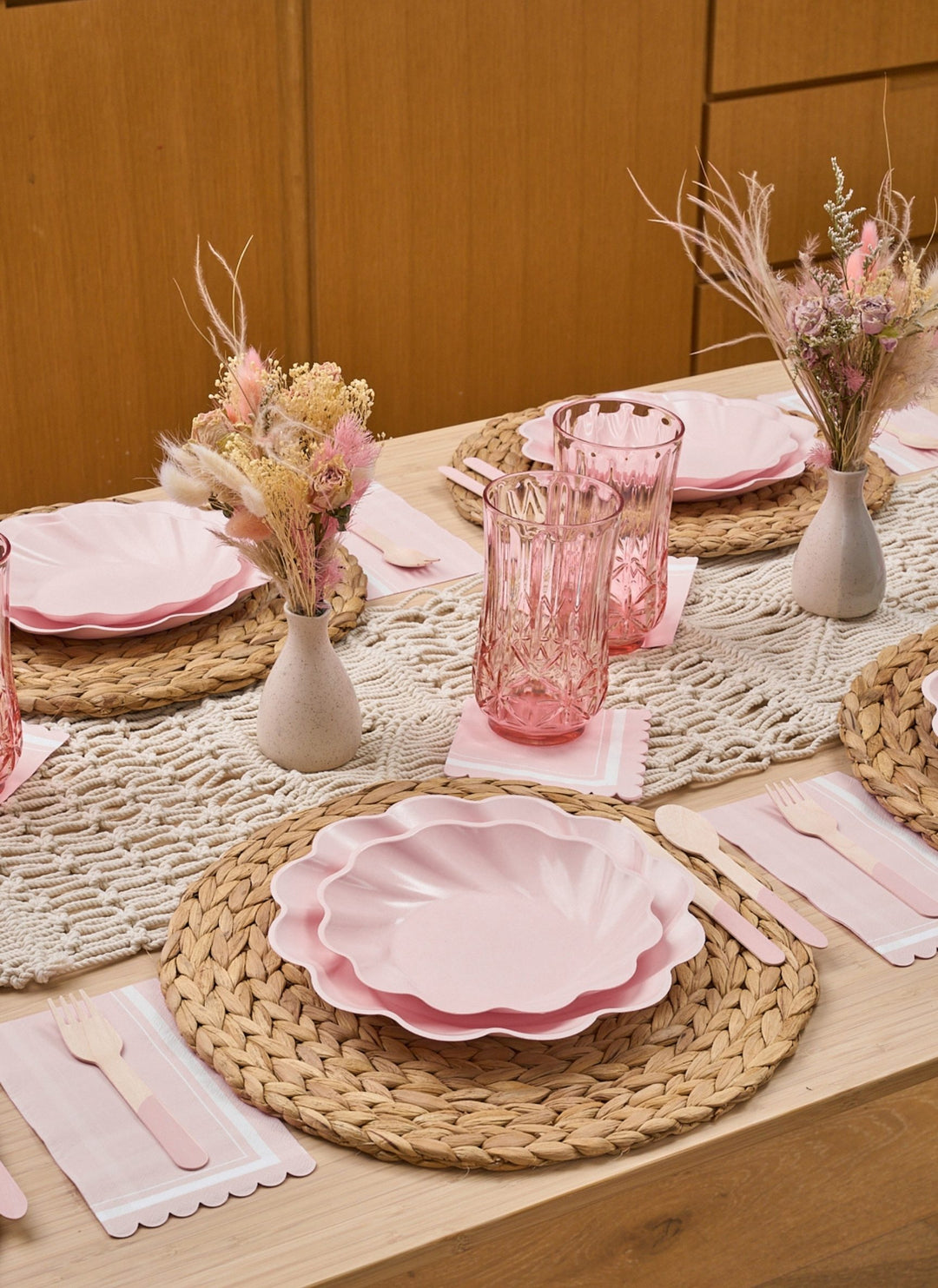 Simply Eco Salad Plate- Blush/8pkg