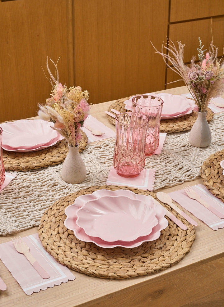 Simply Eco Salad Plate- Blush/8pkg