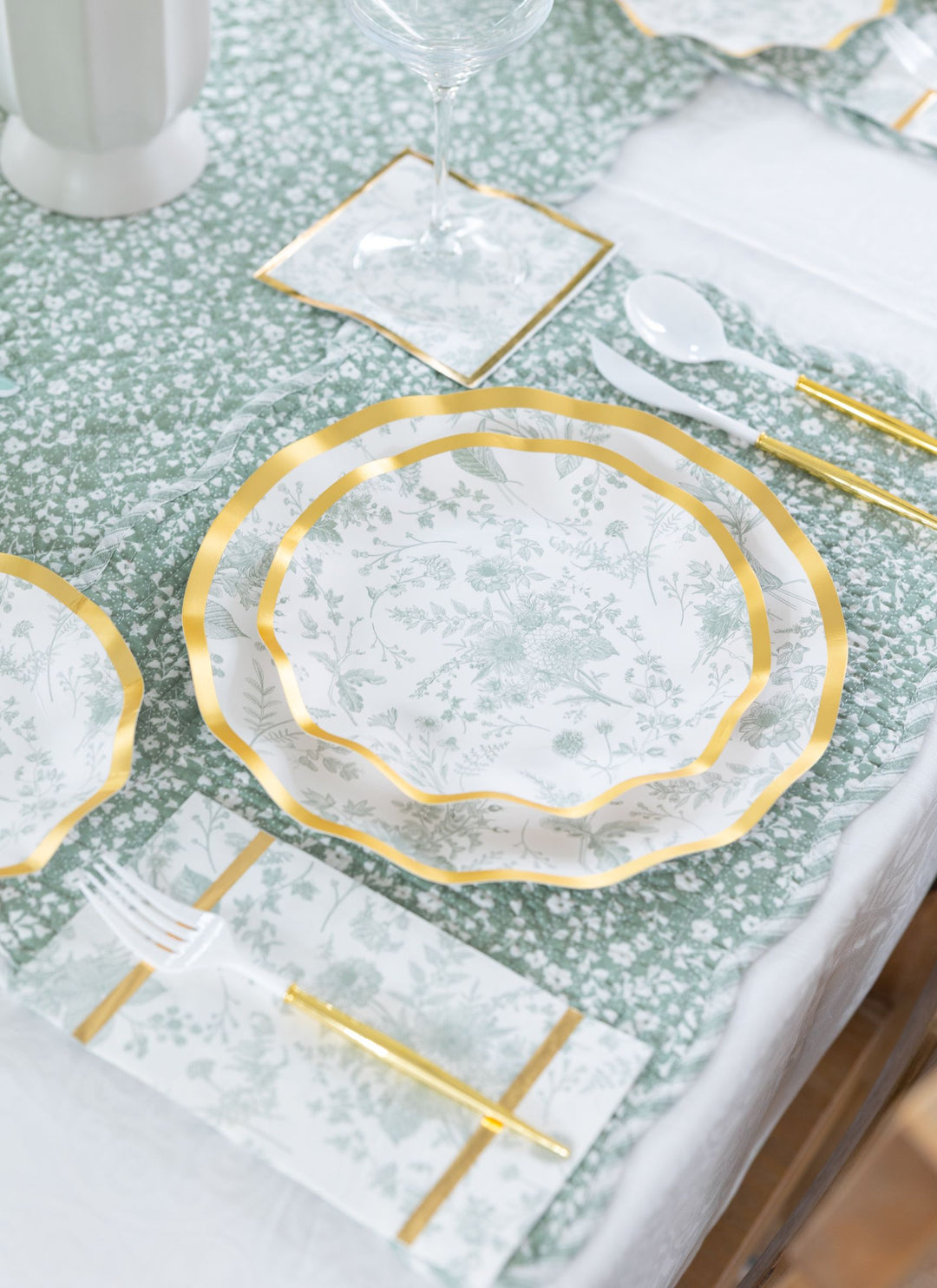 Timeless Table Setting: Sage
