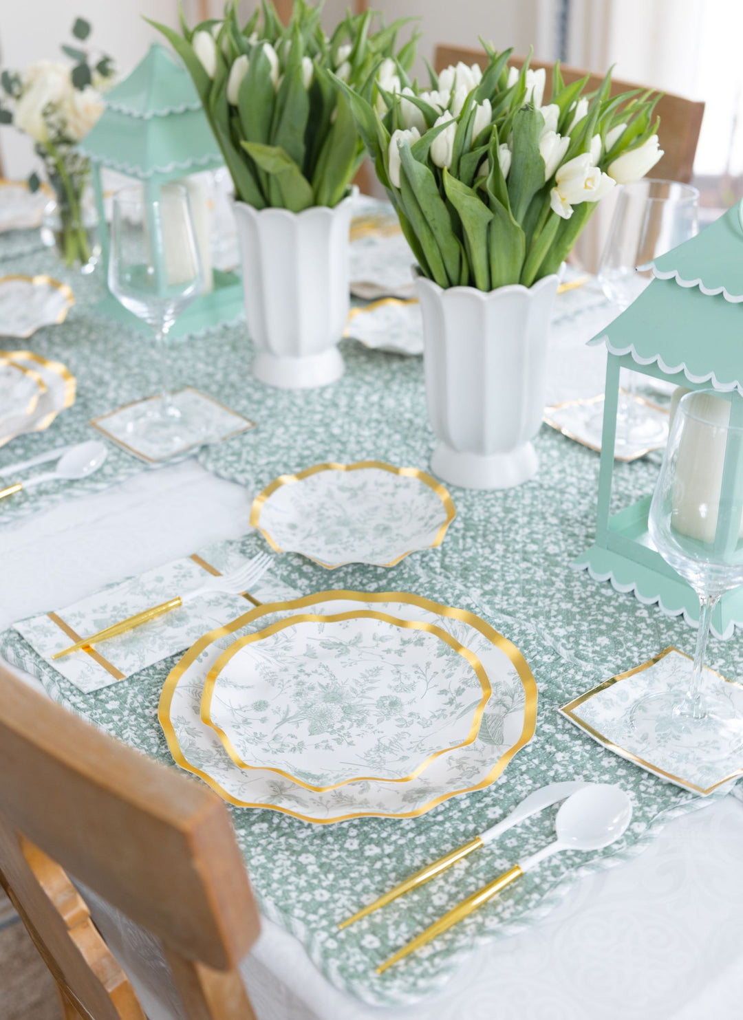 Timeless Table Setting: Sage