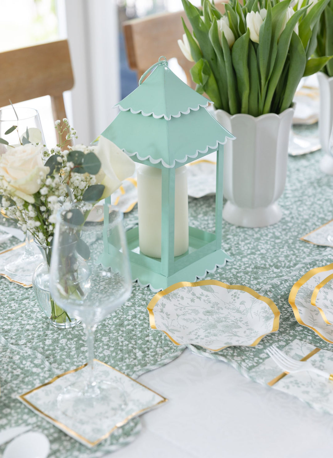 Timeless Table Setting: Sage