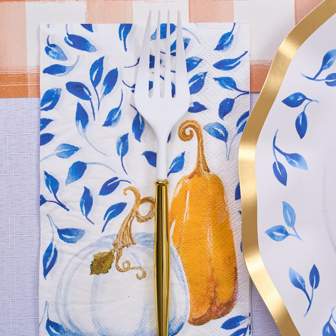 Guest Towel Harvest Blues/20 pkg
