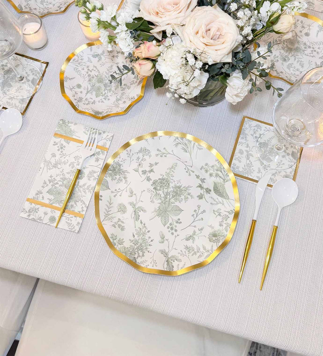 Timeless Table Setting: Sage