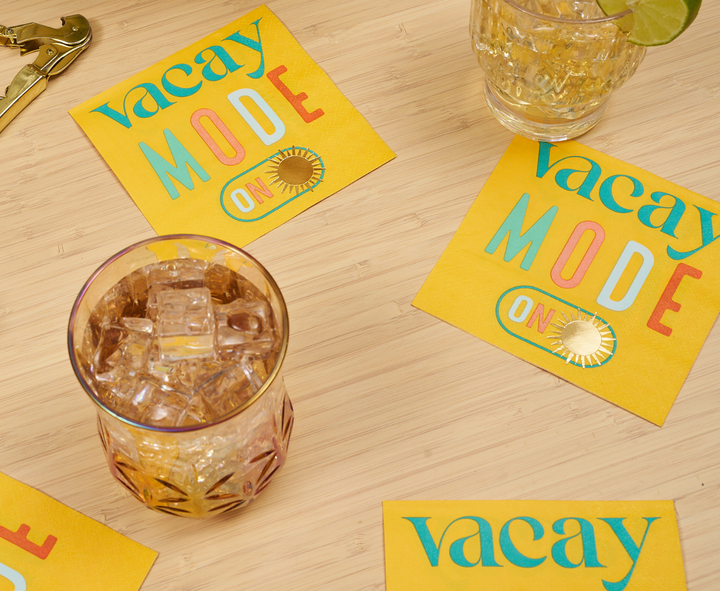Vacay mode On Cocktail Napkins /26pk