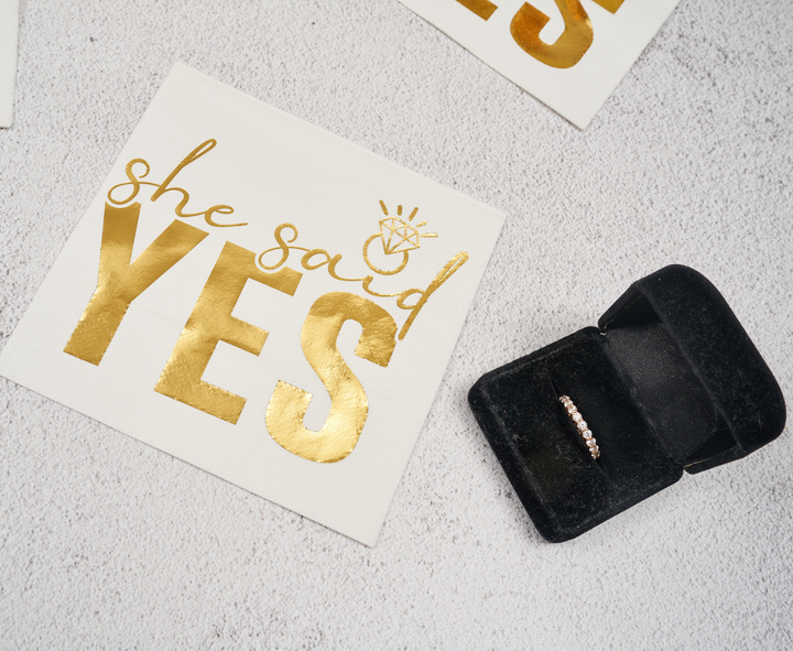 She said Yes Cocktail Napkins /26pk