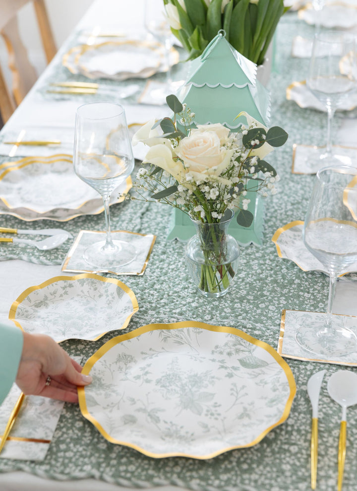 Timeless Table Setting: Sage