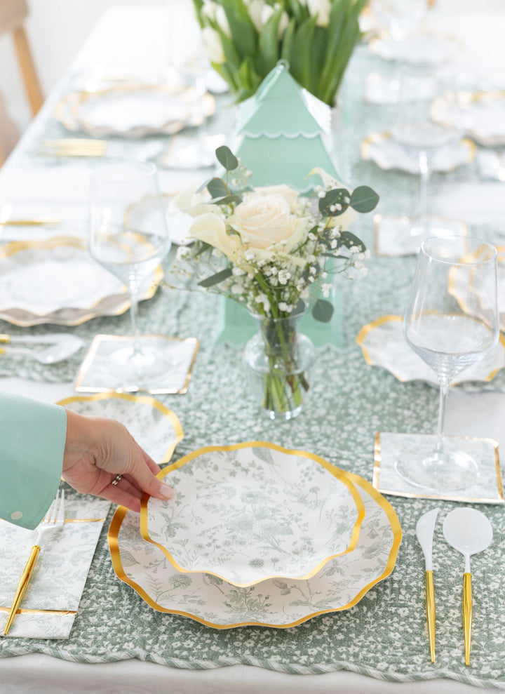 Timeless Table Setting: Sage