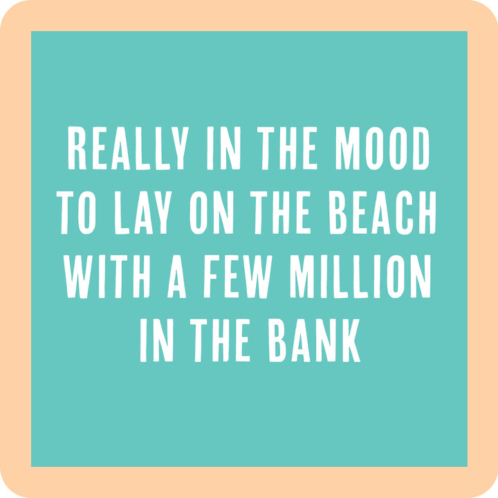 Lay on Beach Coaster