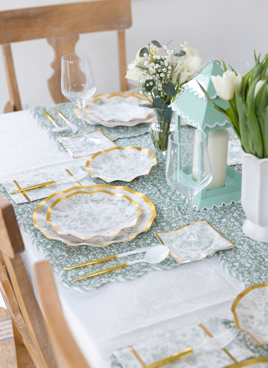 Timeless Table Setting: Sage
