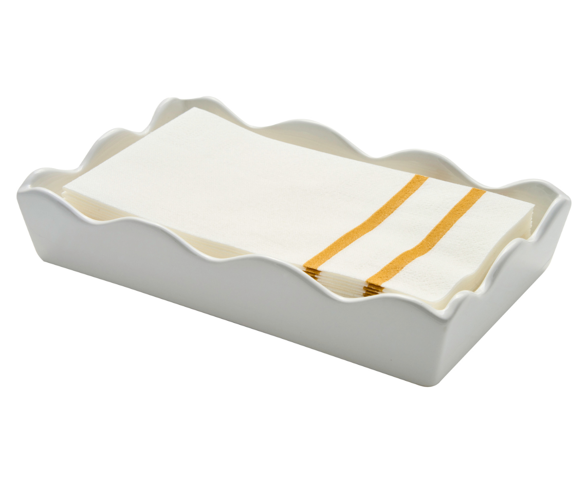 Sophistiplate Ceramic Guest Towel Napkin Tray