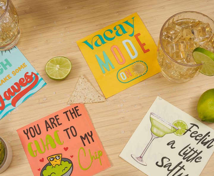 Vacay mode On Cocktail Napkins /26pk