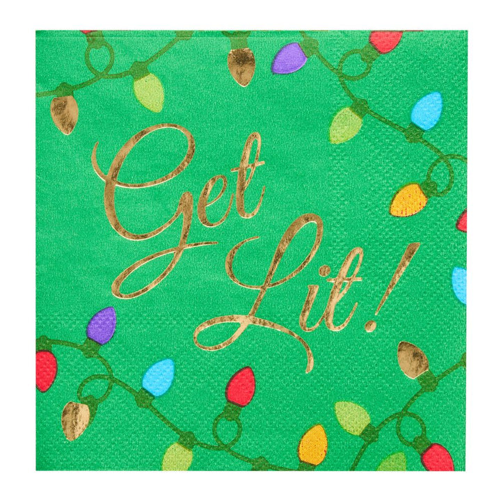 'Get Lit!' Cocktail Napkins/26pk