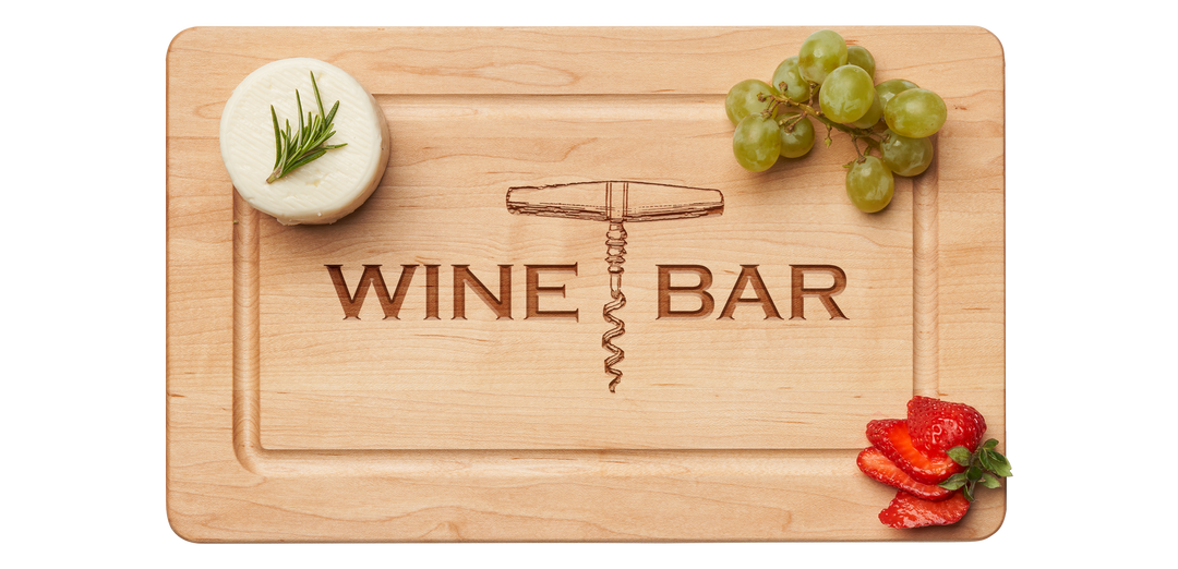 Maple Wood Cheeseboard | Wine Bar | 13 x 8"