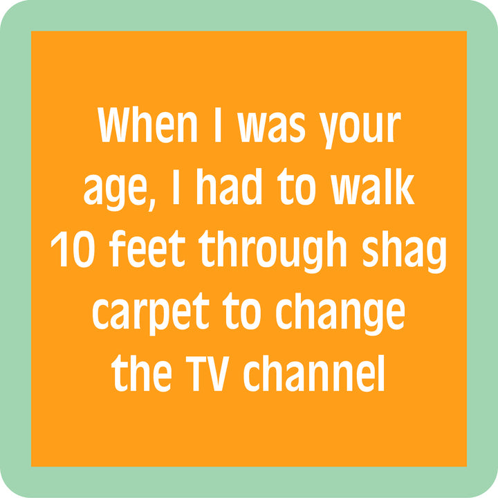 Shag Carpet Coaster