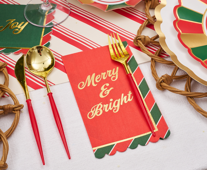 Joyful Christmas Guest Towels/20pk
