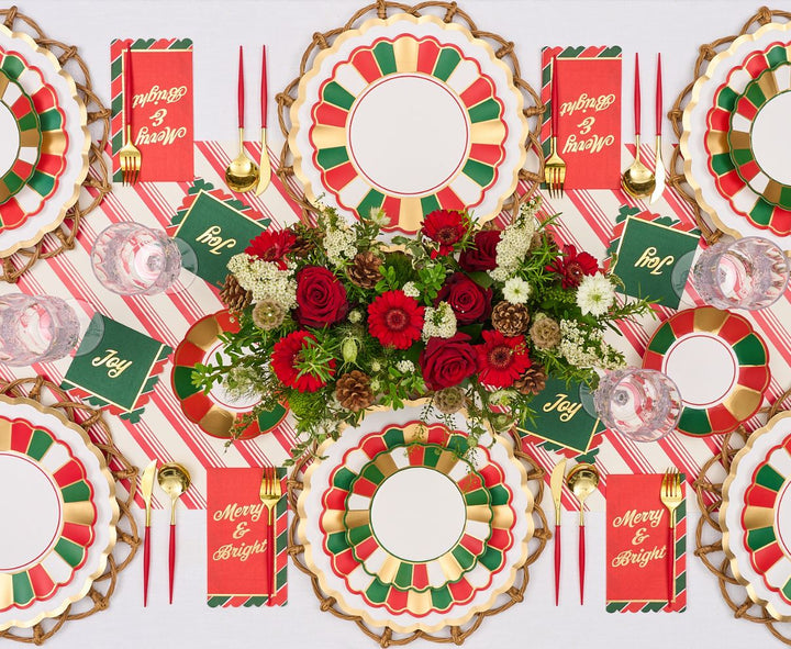 Joyful Christmas Table Setting