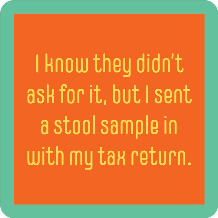 Tax Return Coaster