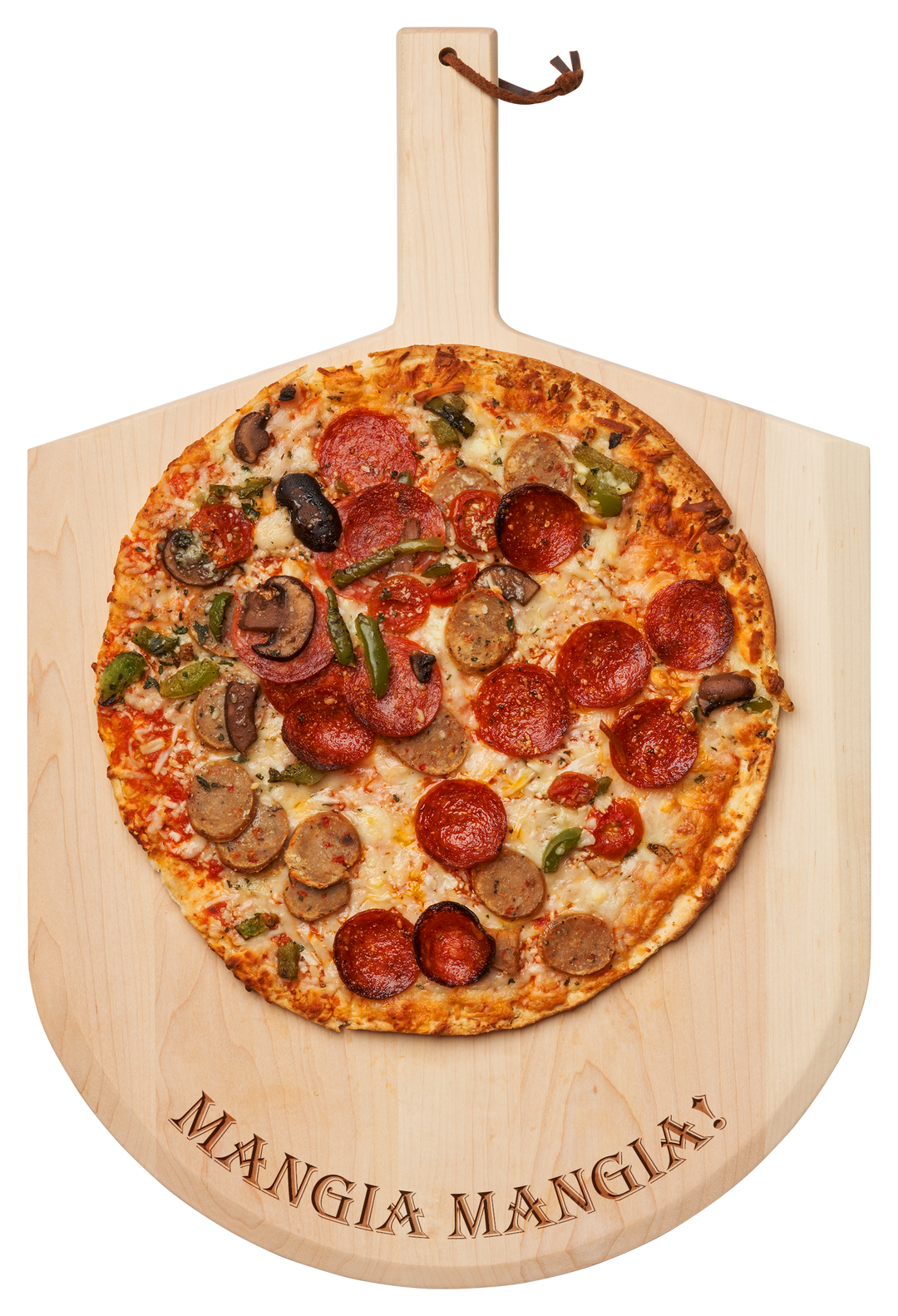 Maple Wood Pizza Peel | Mangia Mangia! | 14 x 21"