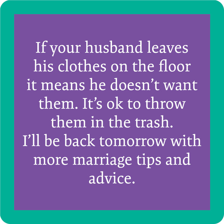 Marriage Tips Coaster