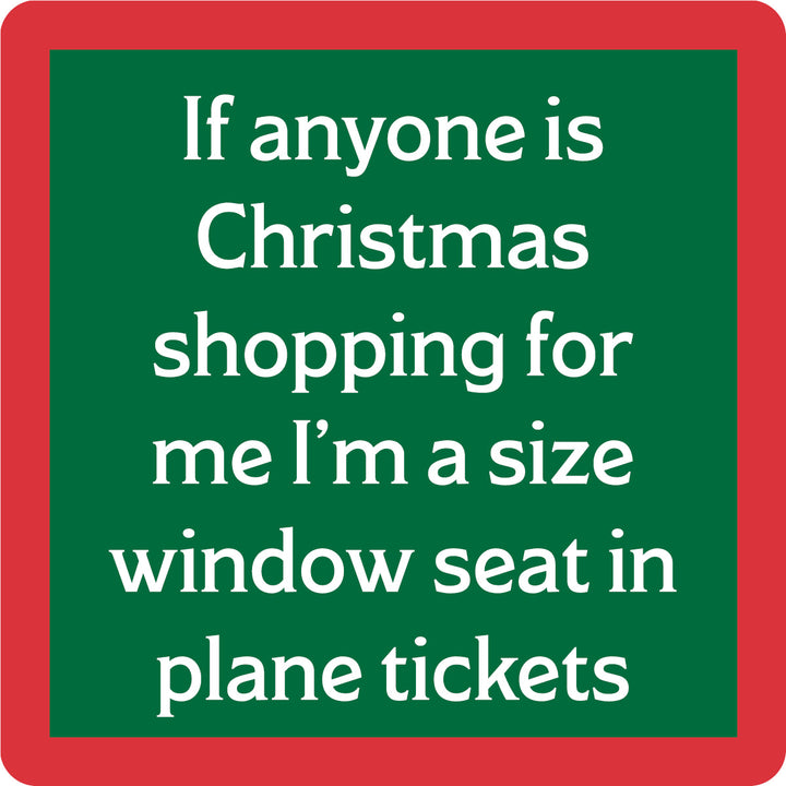 Xmas Window Seat Coaster