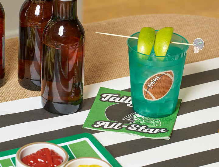 Tailgate Frost Flex Cups: Footballs/8pk