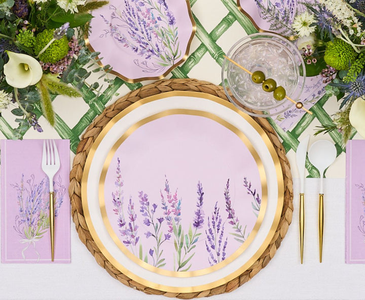 Lavender Fields Table Setting