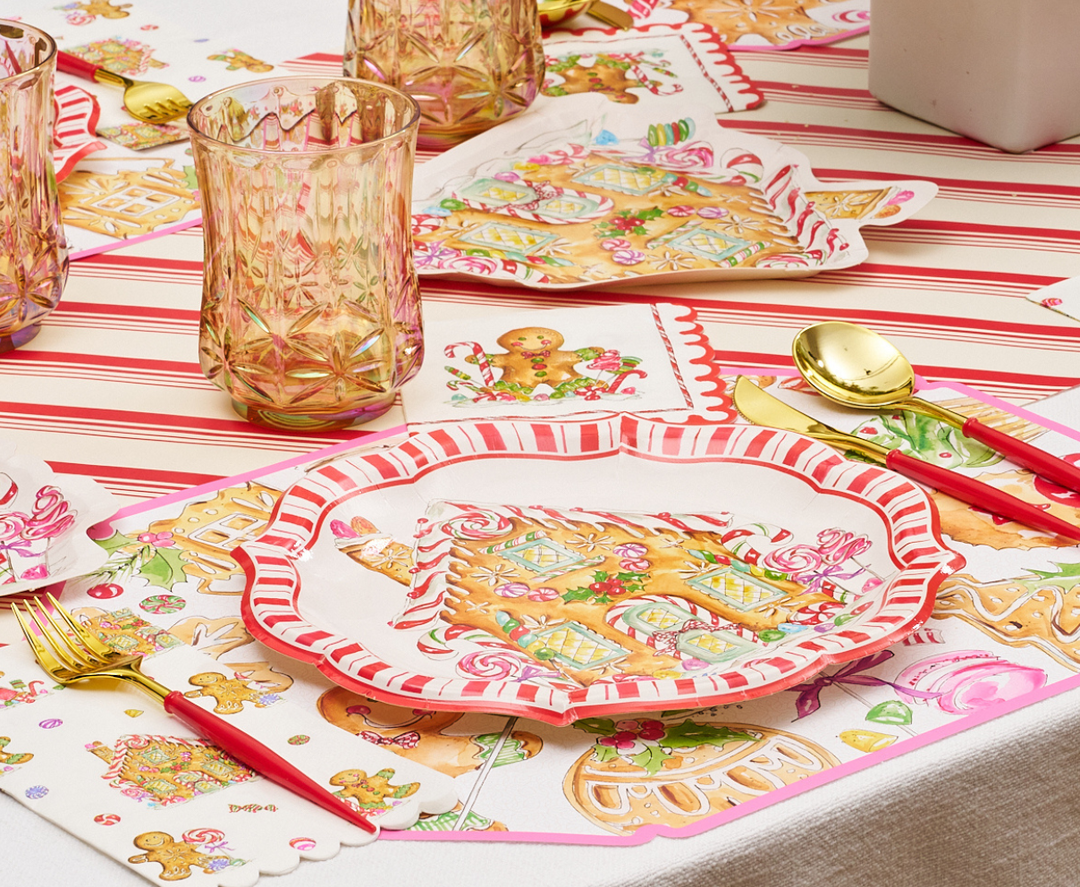 Gingerbread Dinner Plates/8pk