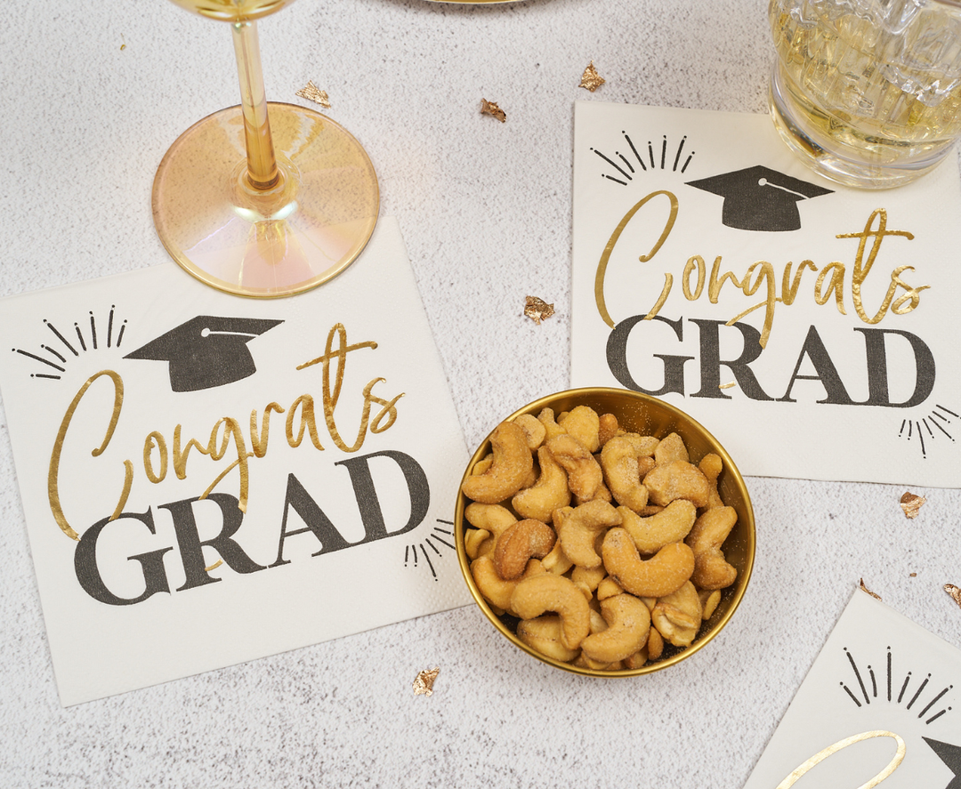 Congrats Grad Cocktail Napkins /26pk