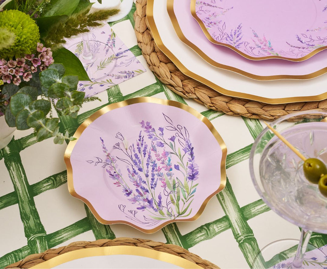 Lavender Fields Table Setting