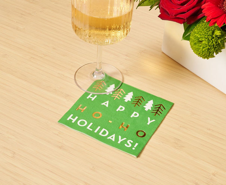 'Ho-Ho Holidays' Cocktail Napkins/26pk