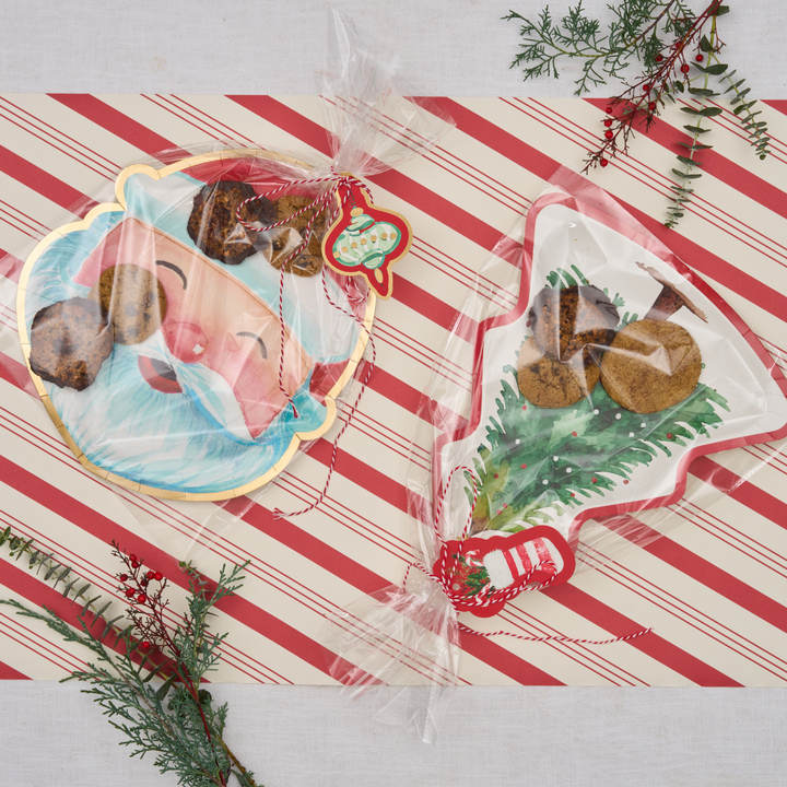 Cookie Tray Gifting Kit Santa/6pkg