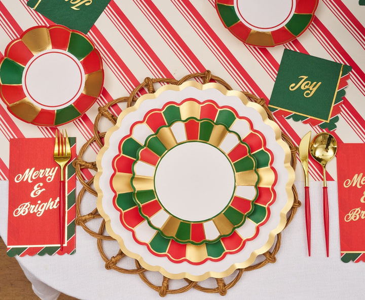 Joyful Christmas Table Setting