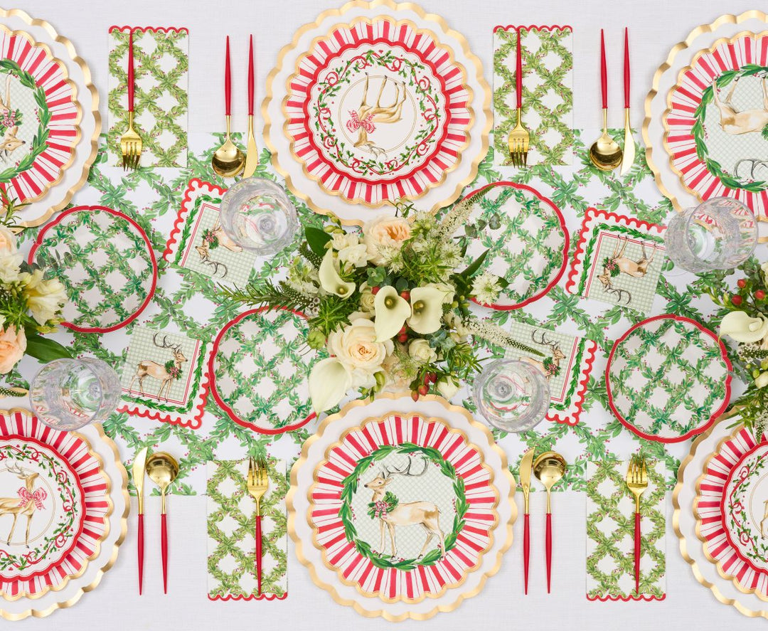 Holly Berry Table Setting
