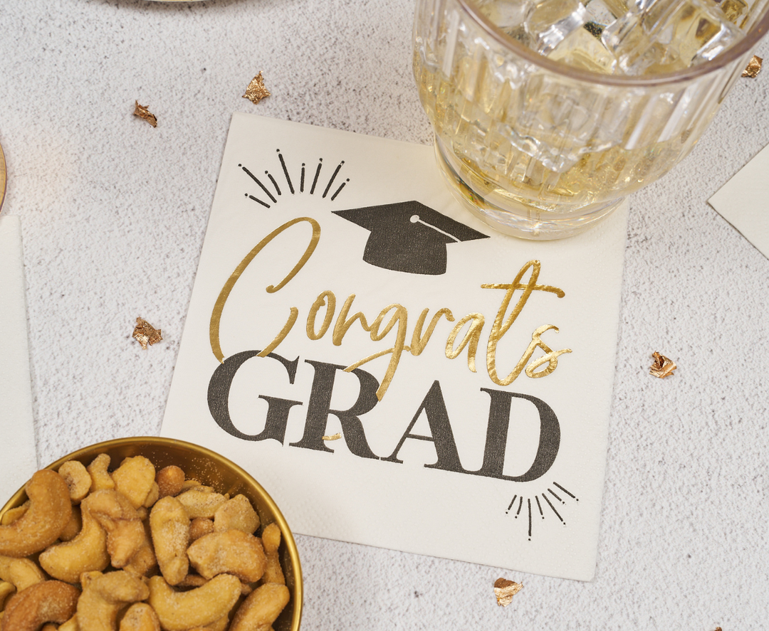 Congrats Grad Cocktail Napkins /26pk