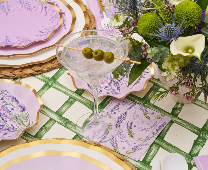 Lavender Fields Table Setting