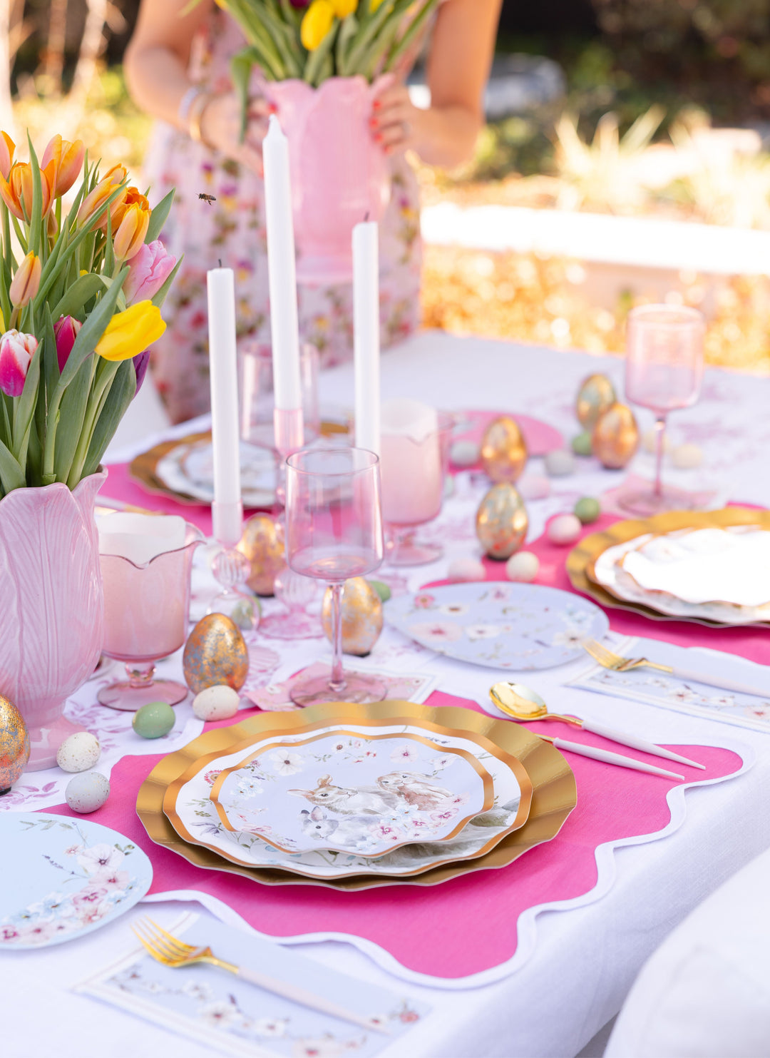 Charming Easter Table Setting