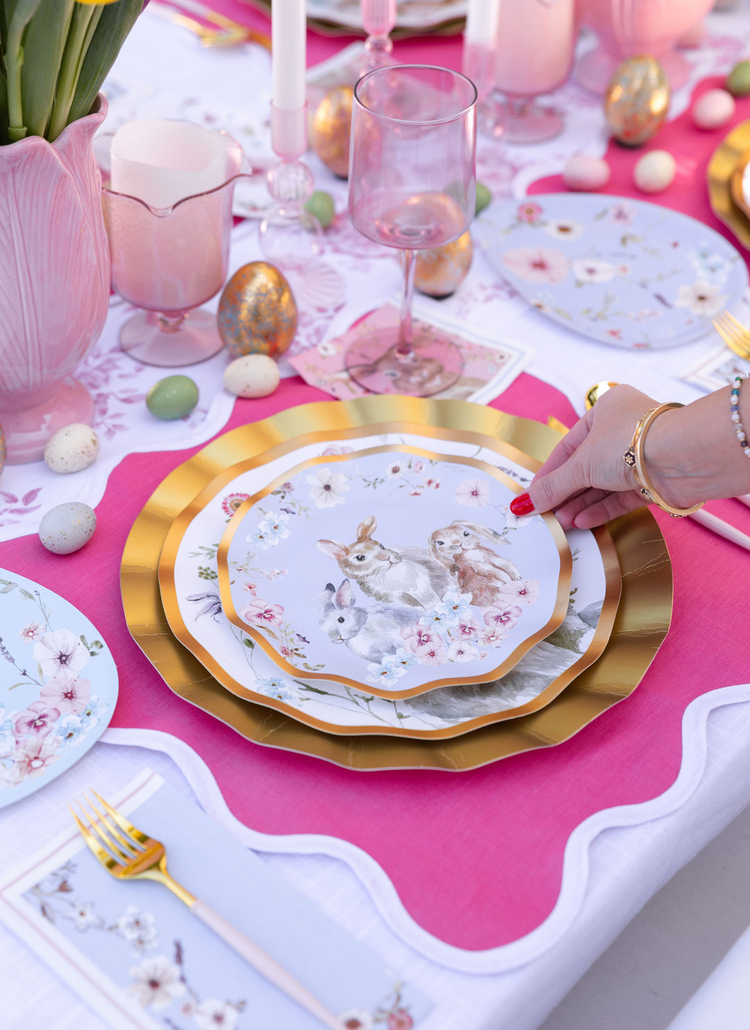 Charming Easter Table Setting