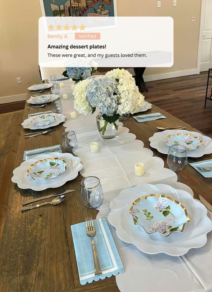 Hydrangea Table Setting