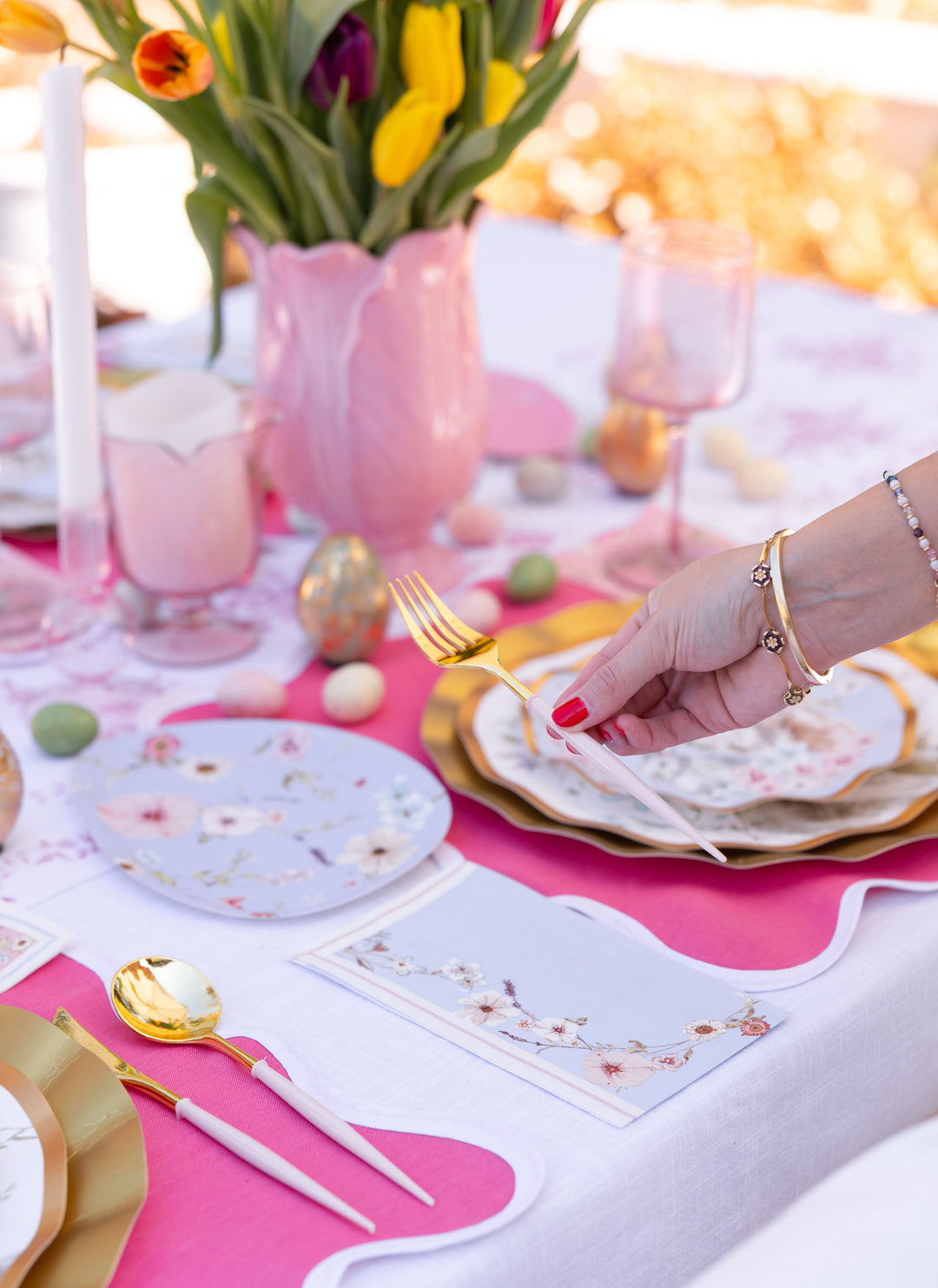 Charming Easter Table Setting